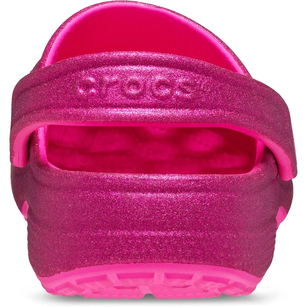 Crocs Unisex Classic Glitter Clog Women's Sneakers Casual Walking Shoes