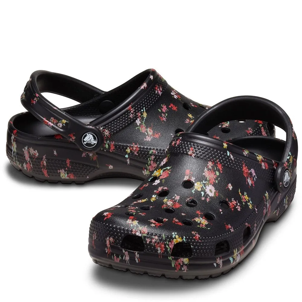 Crocs Unisex Classic Graphic Clog Women's Sneakers Casual Walking Shoes