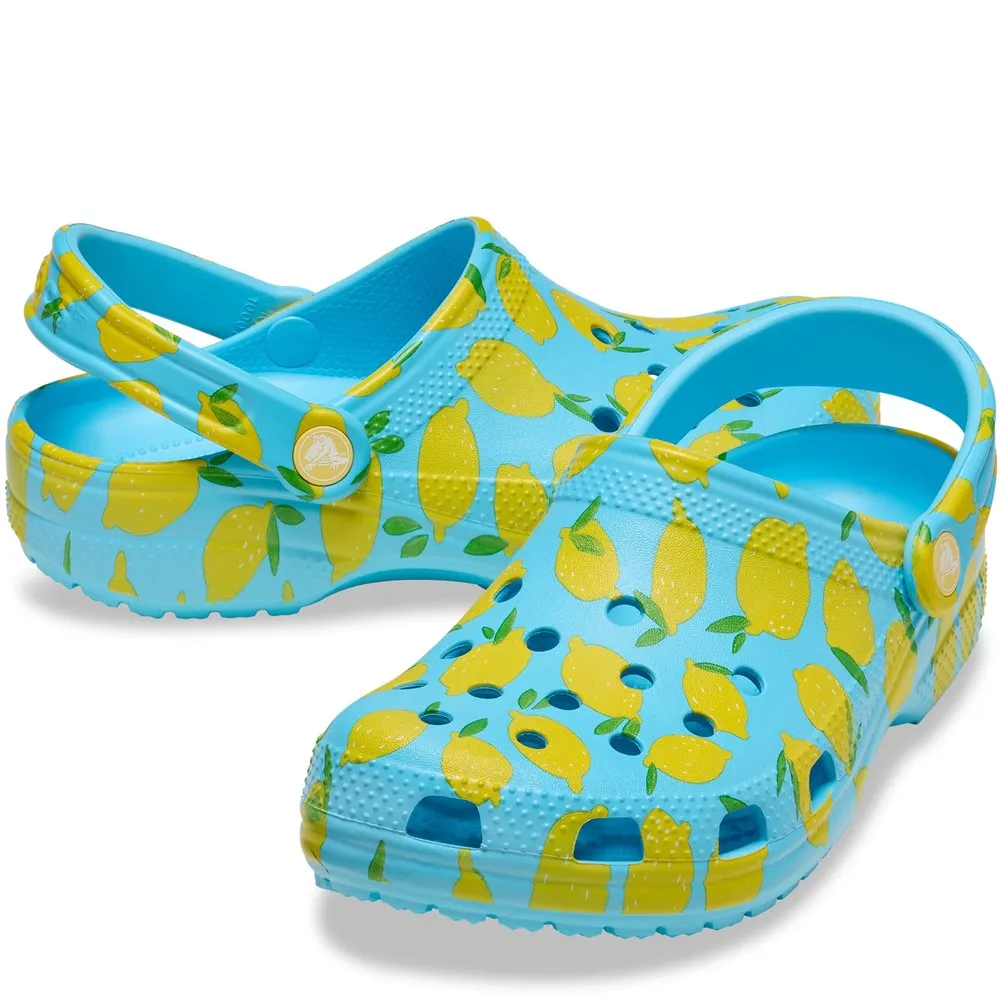 Crocs Unisex Classic Graphic Clog Women's Sneakers Casual Walking Shoes