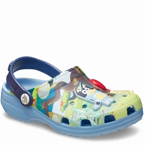 Crocs Bluey Classic Clog Kids Athletic Shoes,Toddler Sports Shoes,Youth Casual Shoes