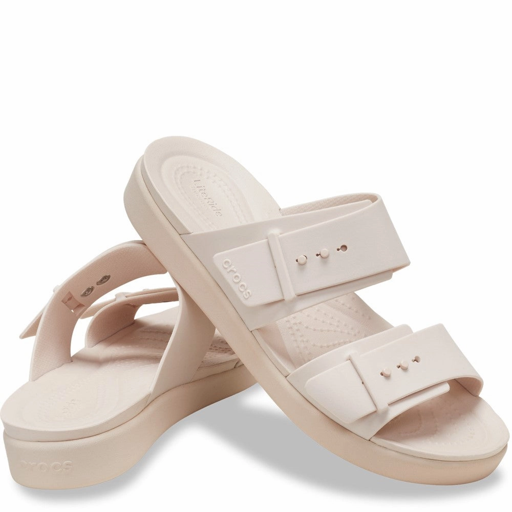 Crocs Brooklyn Buckle Low Sandal Women's Sneakers Casual Walking Shoes