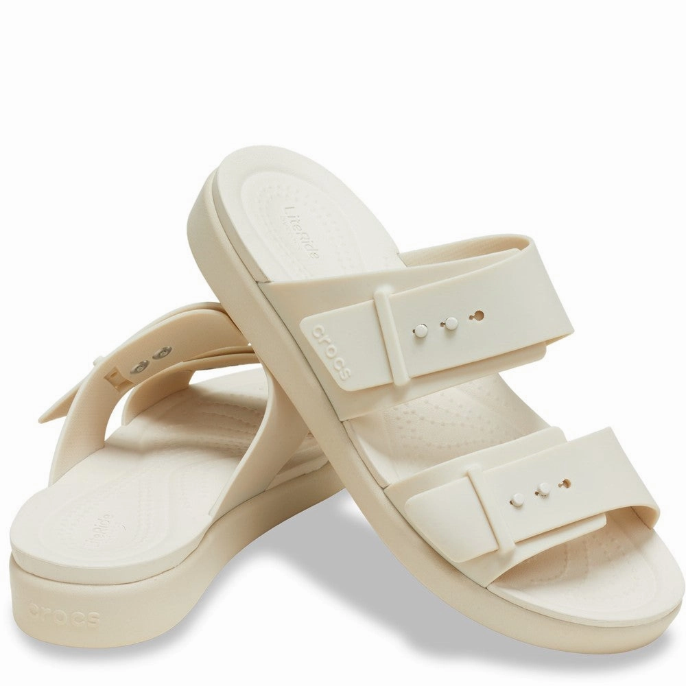 Crocs Brooklyn Buckle Low Sandal Women's Sneakers Casual Walking Shoes