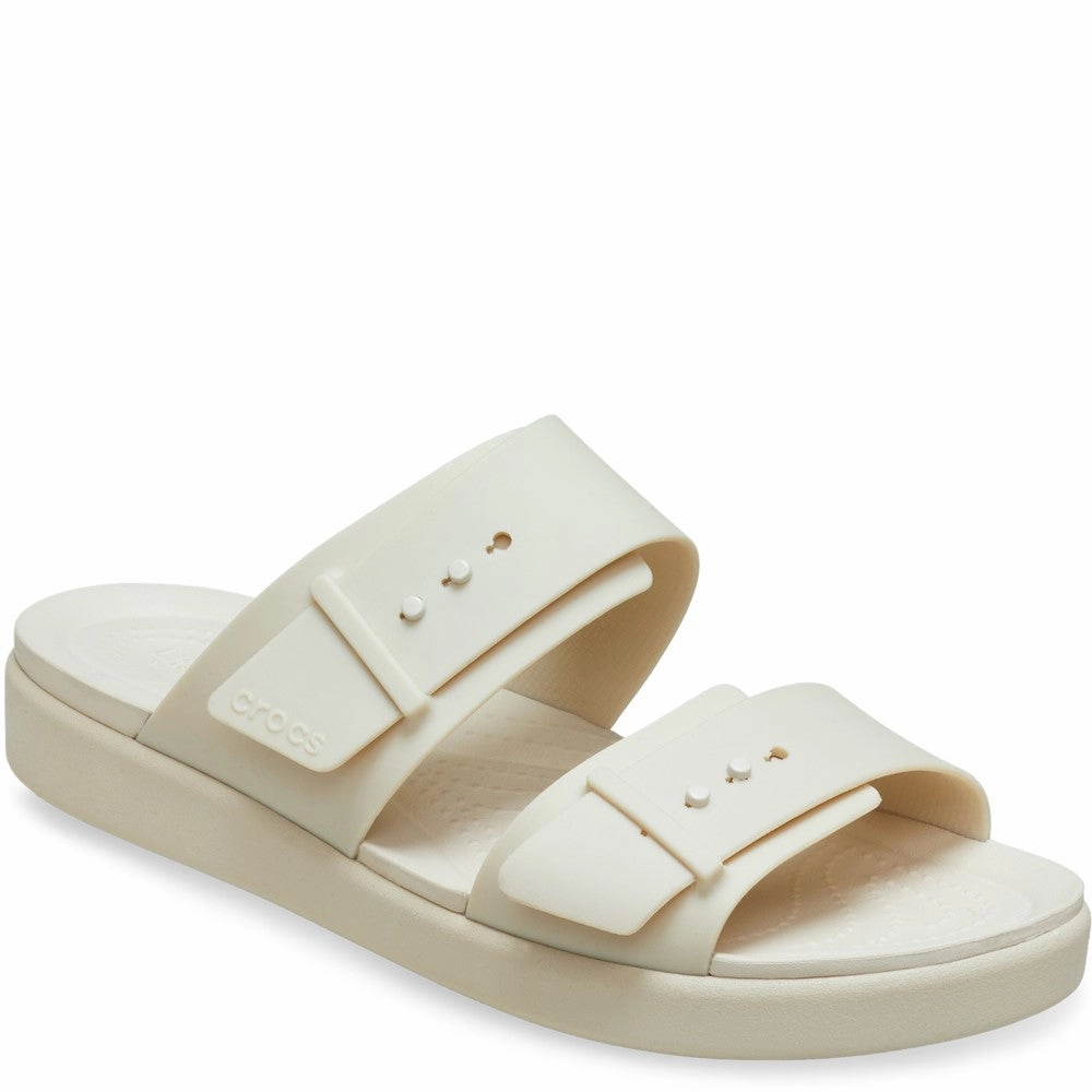 Crocs Brooklyn Buckle Low Sandal Lightweight Running Shoes,Slip On Athletic Shoes,Breathable Workout Shoes