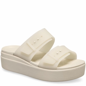 Crocs Brooklyn Buckle Low Wedge Lightweight Running Shoes,Slip On Athletic Shoes,Breathable Workout Shoes