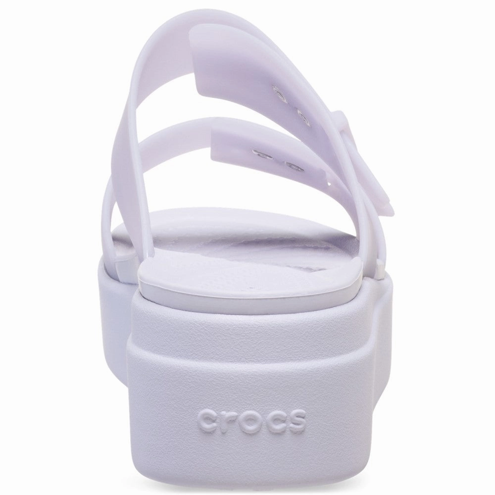Crocs Brooklyn Buckle Low Wedge Women's Sneakers Casual Walking Shoes