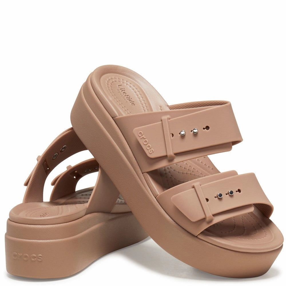 Crocs Brooklyn Buckle Women's Sneakers Casual Walking Shoes