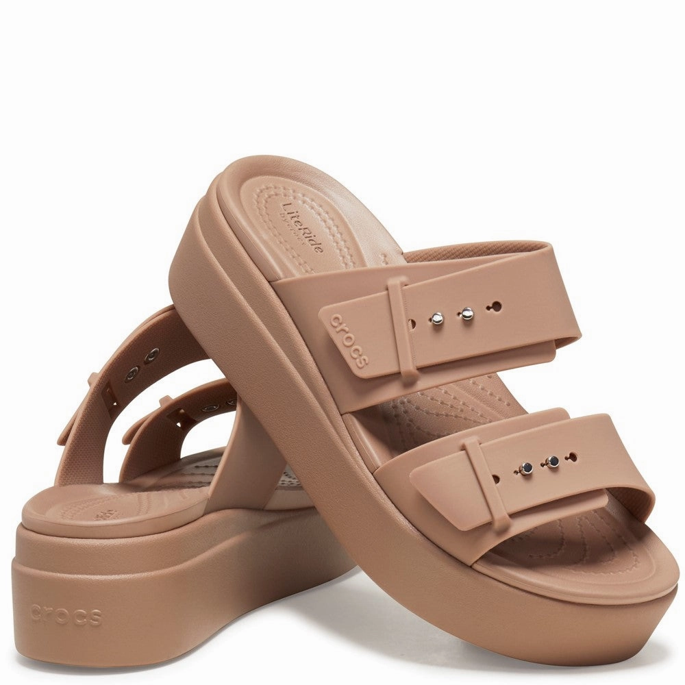 Crocs Brooklyn Buckle Women's Sneakers Casual Walking Shoes