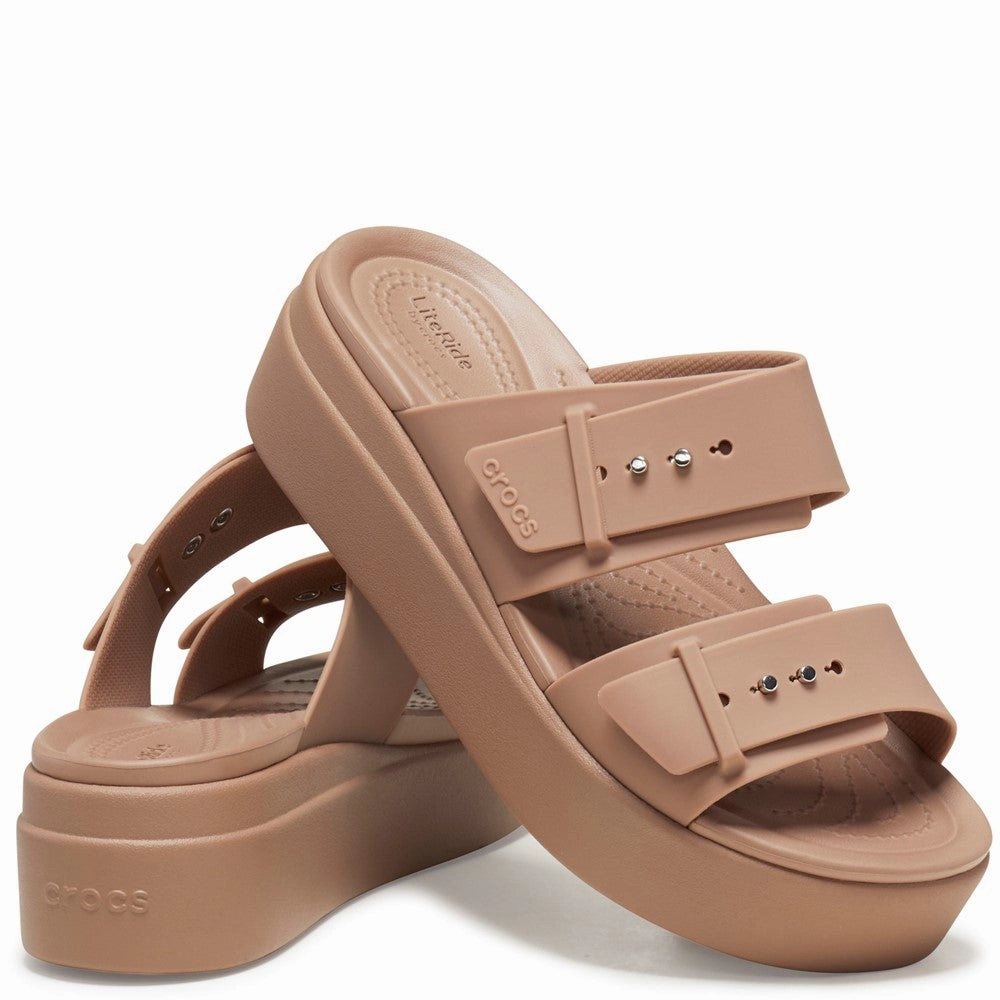 Crocs Brooklyn Buckle Women's Sneakers Casual Walking Shoes