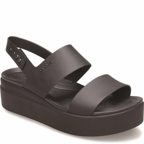 Crocs Brooklyn Low Wedge Platform Sandal Lightweight Running Shoes,Slip On Athletic Shoes,Breathable Workout Shoes