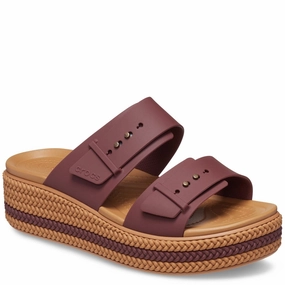 Crocs Brooklyn Woven Buckle Lightweight Running Shoes,Slip On Athletic Shoes,Breathable Workout Shoes