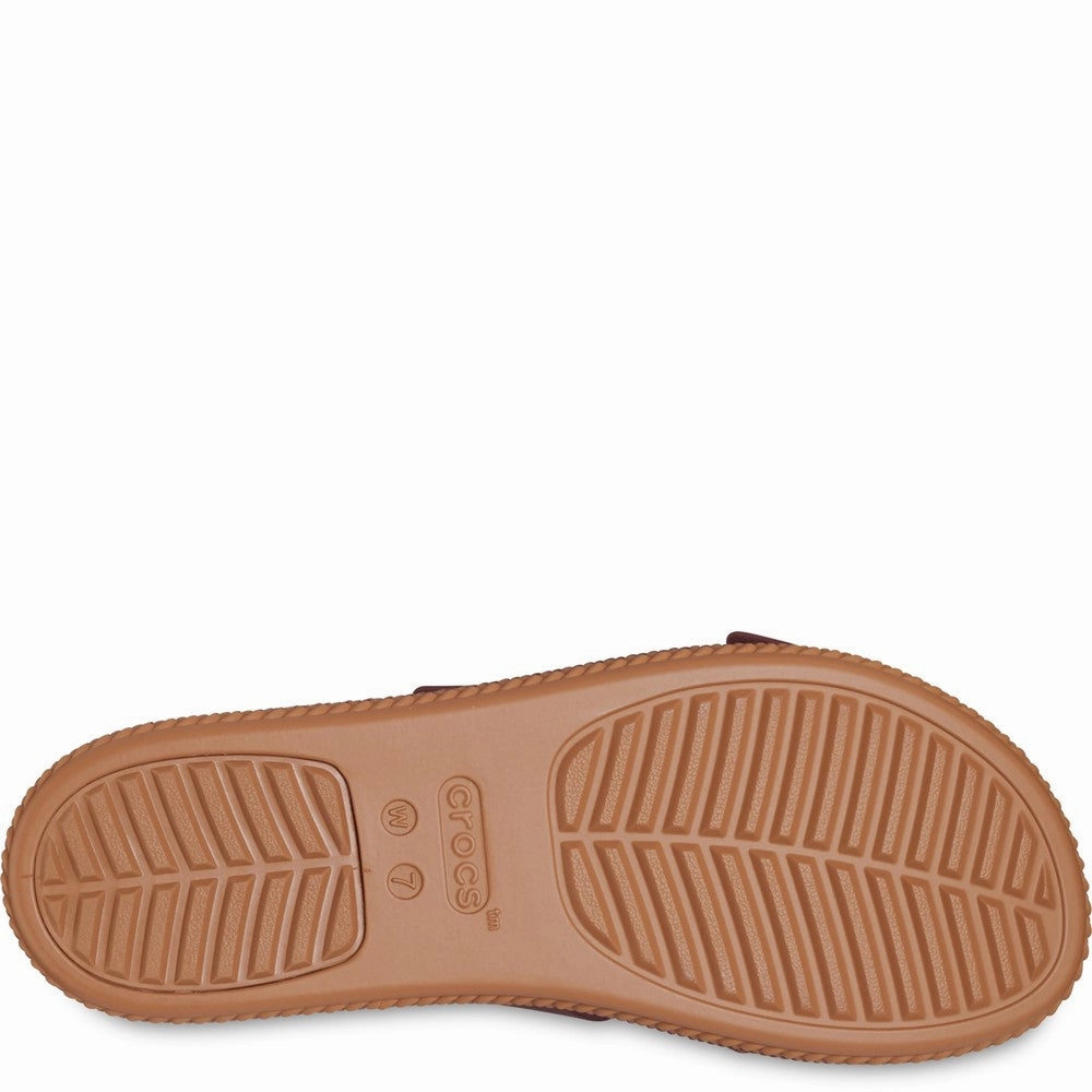 Crocs Brooklyn Woven Buckle Women's Sneakers Casual Walking Shoes