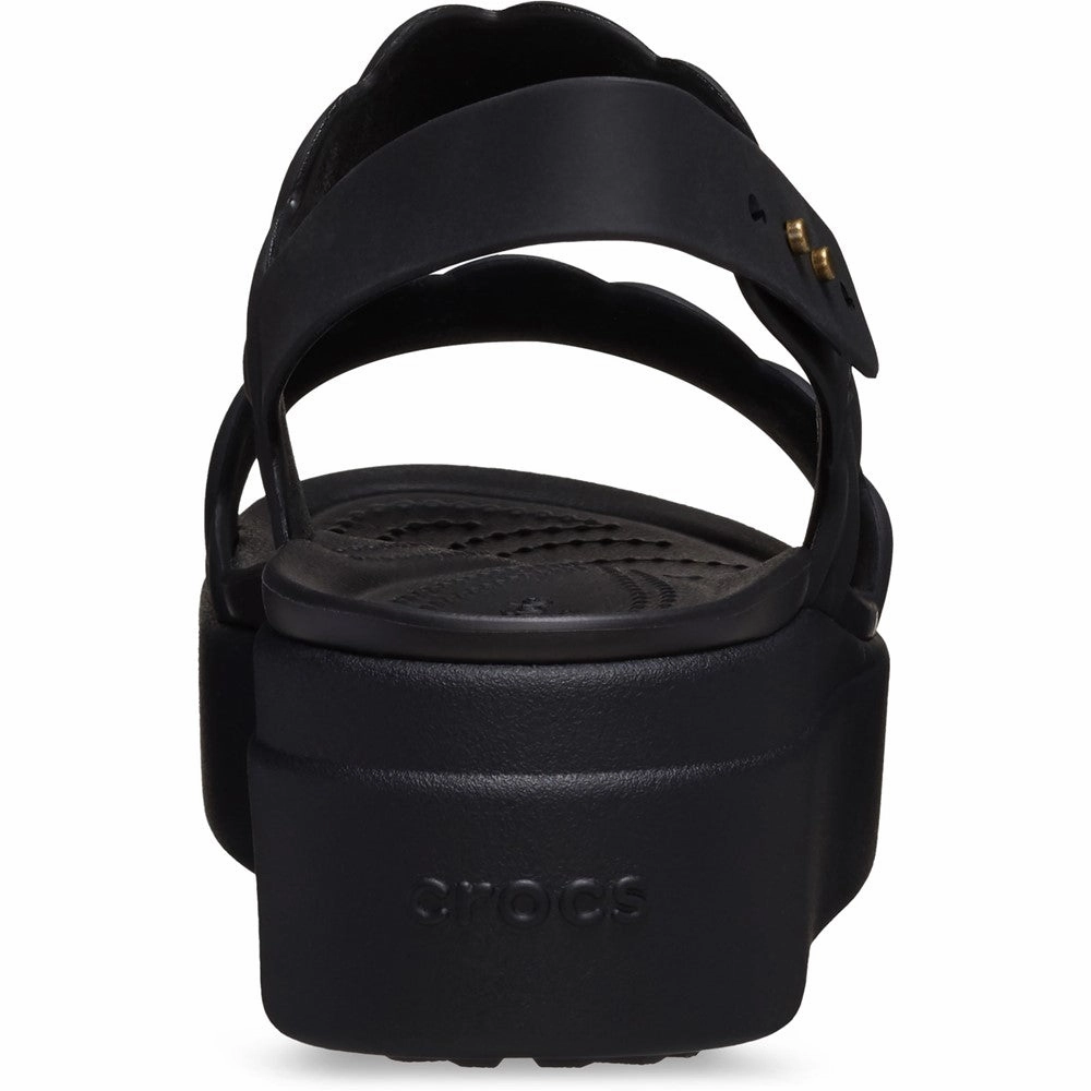 Crocs Brooklyn Woven Low Wedge Women's Sneakers Casual Walking Shoes