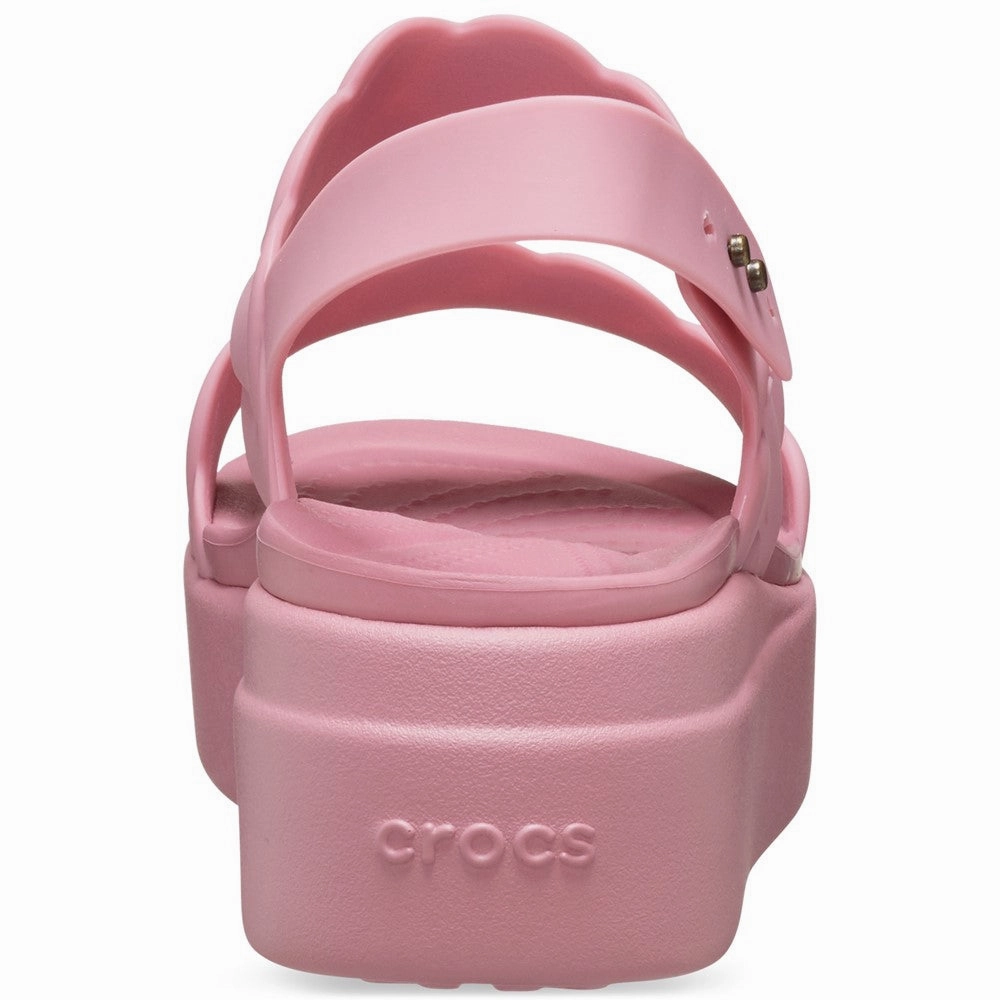 Crocs Brooklyn Woven Low Wedge Women's Sneakers Casual Walking Shoes