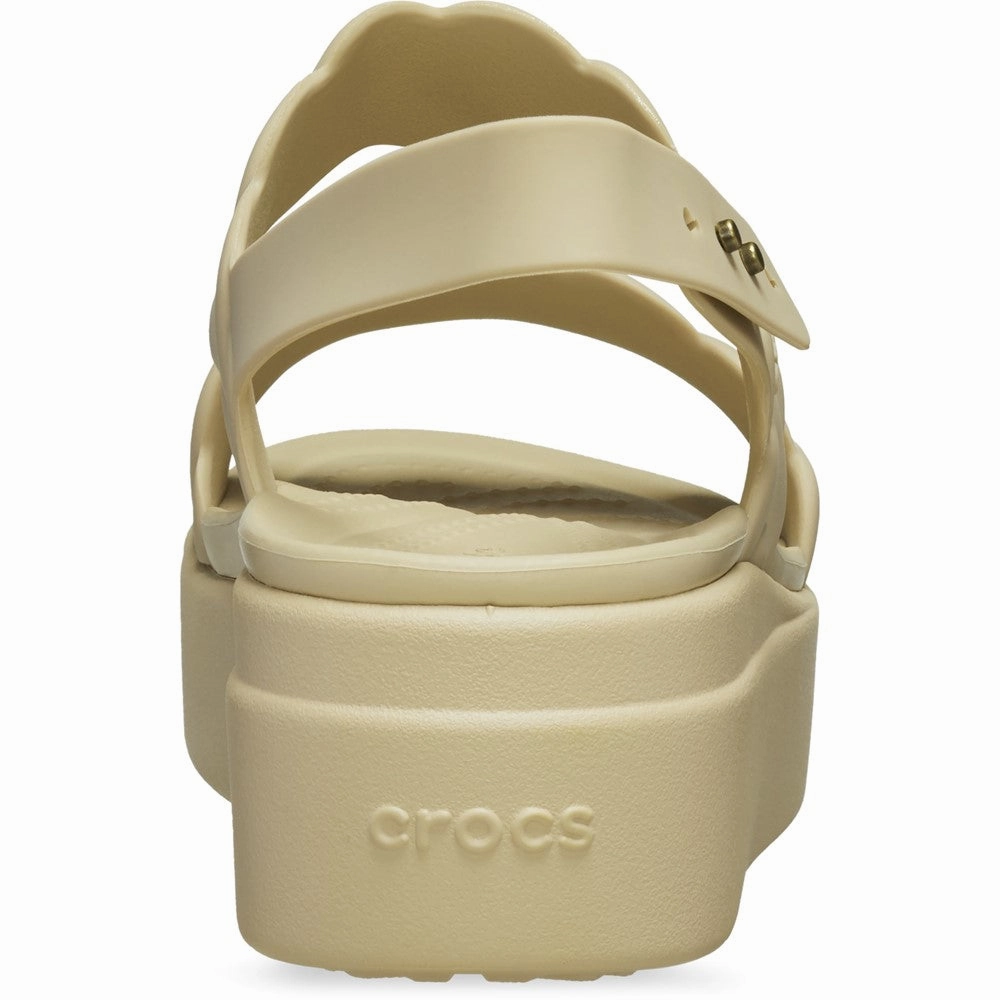 Crocs Brooklyn Woven Low Wedge Women's Sneakers Casual Walking Shoes