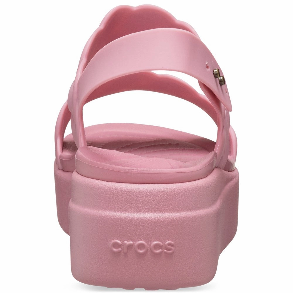 Crocs Brooklyn Woven Low Wedge Women's Sneakers Casual Walking Shoes