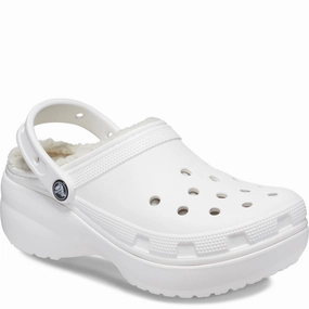 Crocs Classic Platform Lined Clog Lightweight Running Shoes,Slip On Athletic Shoes,Breathable Workout Shoes