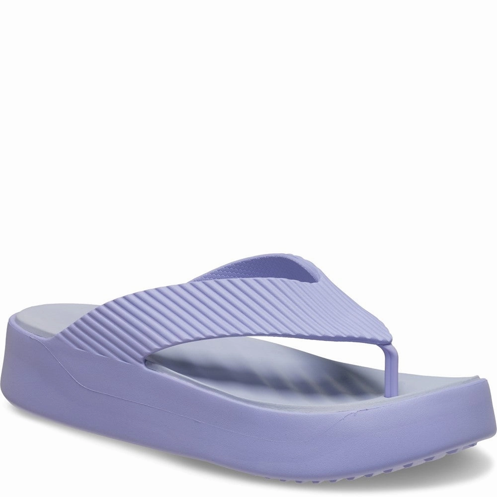 Crocs Getaway Platform Flip Lightweight Running Shoes,Slip On Athletic Shoes,Breathable Workout Shoes