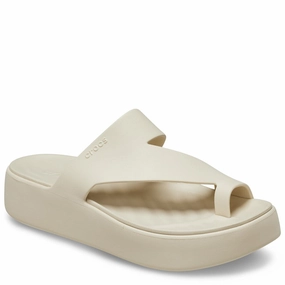 Crocs Getaway Platform Toe Loop Lightweight Running Shoes,Slip On Athletic Shoes,Breathable Workout Shoes