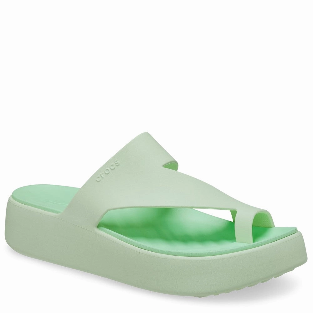 Crocs Getaway Platform Toe Loop Lightweight Running Shoes,Slip On Athletic Shoes,Breathable Workout Shoes