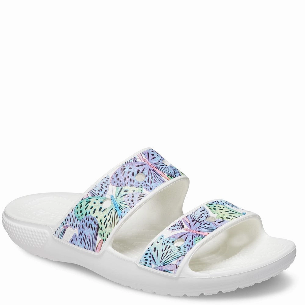 Crocs Kids Classic Butterfly Sandal Kids Tennis Shoes,Toddler Athletic Shoes,Youth Casual Shoes