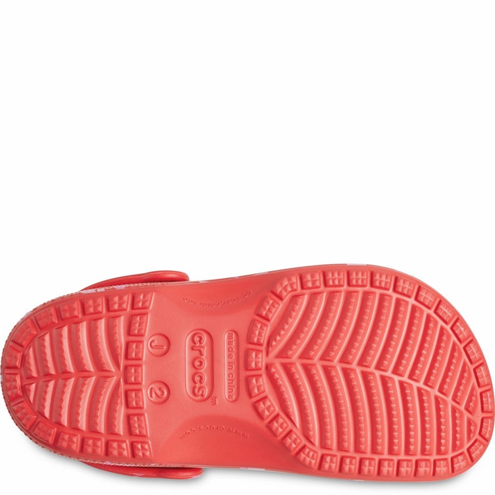 Crocs Kids Classic Clog Graphic Girls Sneakers Girls Running Shoes