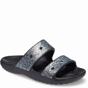 Crocs Kids Classic Crocs Glitter Sandal Kids Athletic Shoes,Toddler Sports Shoes,Youth Casual Shoes