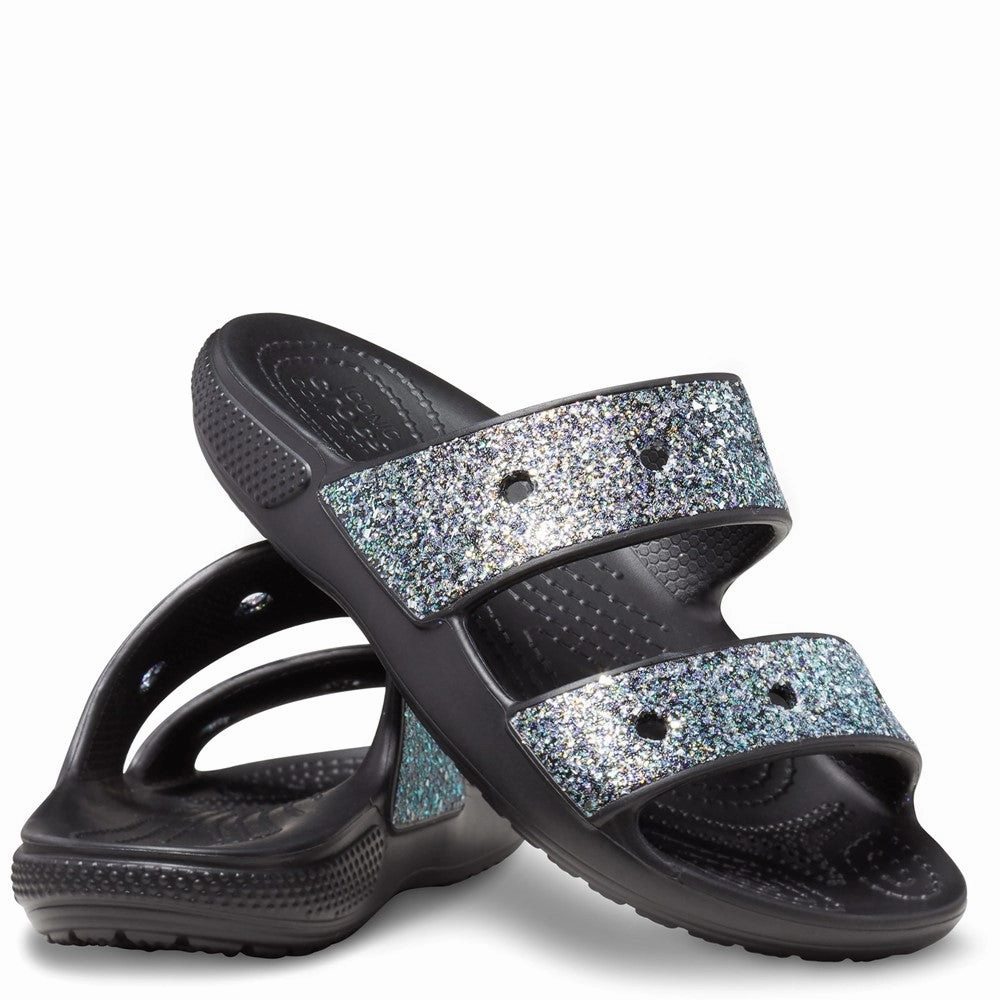 Crocs Kids Classic Crocs Glitter Sandal Girls Sneakers Girls Running Shoes