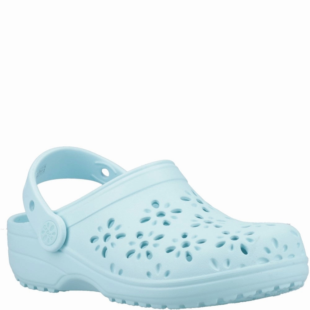 Crocs Kids Classic Floral Cut Out Clog Kids Athletic Shoes,Toddler Sports Shoes,Youth Casual Shoes
