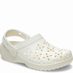 Crocs Kids Classic Floral Cut Out Clog Kids Tennis Shoes,Toddler Athletic Shoes,Youth Casual Shoes