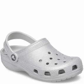 Crocs Kids Classic Glitter Clog Kids Athletic Shoes,Toddler Sports Shoes,Youth Casual Shoes