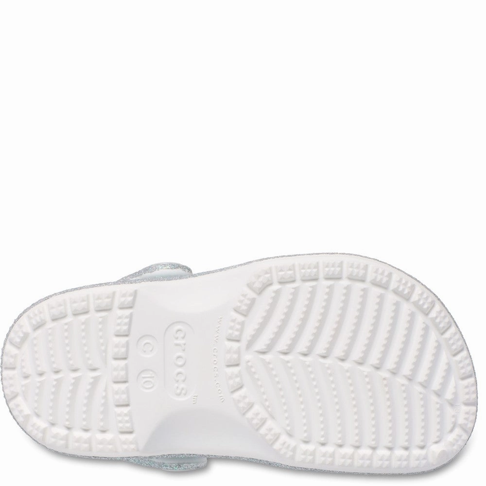 Crocs Kids Classic Glitter Clog Girls Sneakers Girls Running Shoes