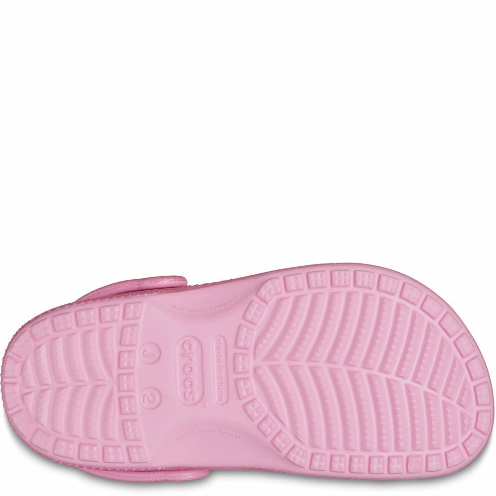 Crocs Kids Classic Glitter Clog Girls Sneakers Girls Running Shoes