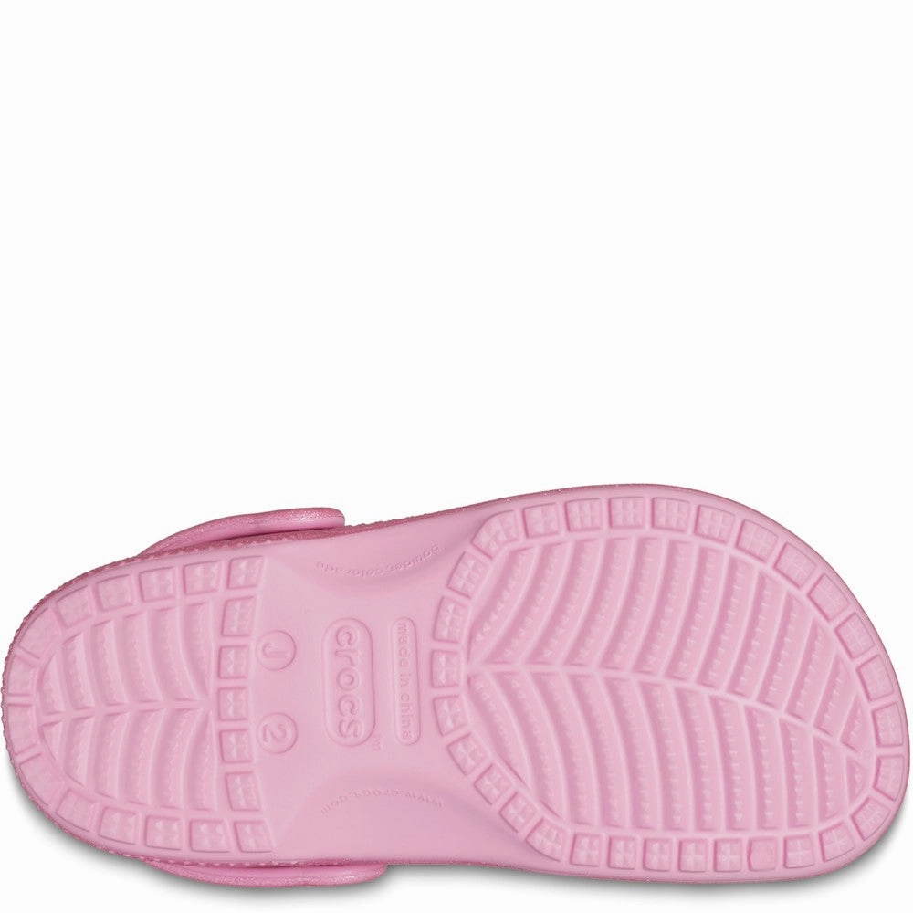 Crocs Kids Classic Glitter Clog Girls Sneakers Girls Running Shoes