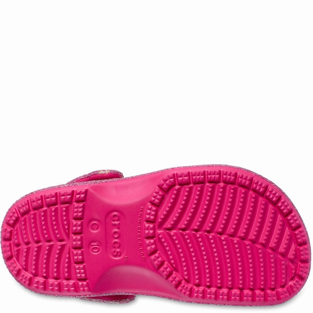 Crocs Kids Classic Glitter Clog Girls Sneakers Girls Running Shoes