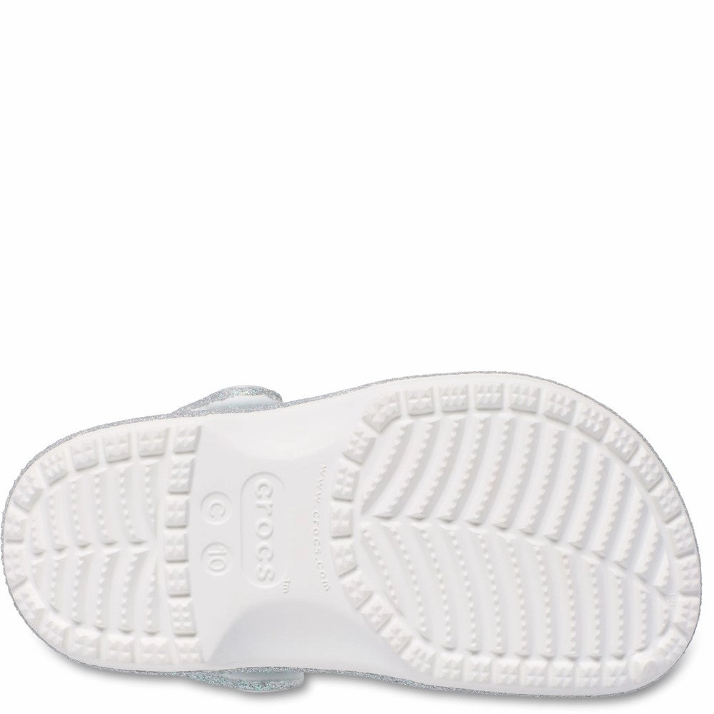 Crocs Kids Classic Glitter Clog Girls Sneakers Girls Running Shoes