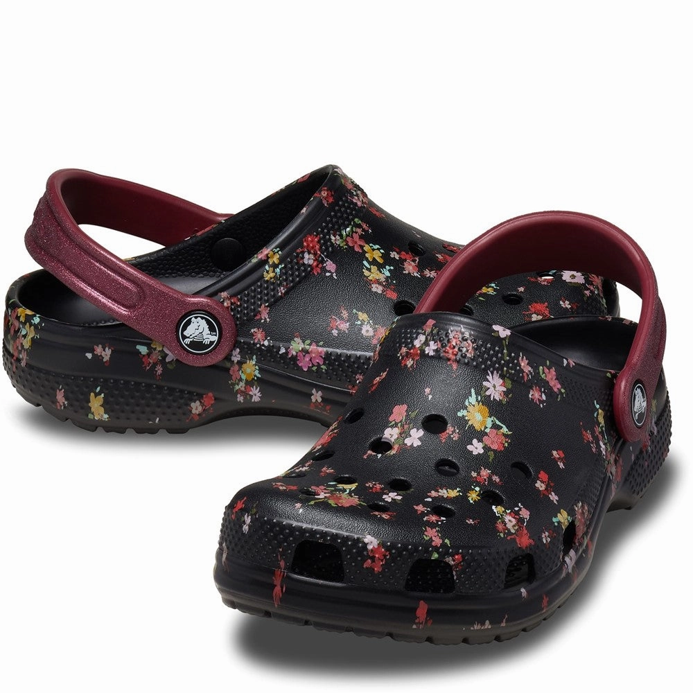 Crocs Kids Classic Graphic Clog Girls Sneakers Girls Running Shoes