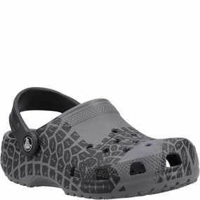 Crocs Kids Classic Graphic Clog Kids Tennis Shoes,Toddler Athletic Shoes,Youth Casual Shoes