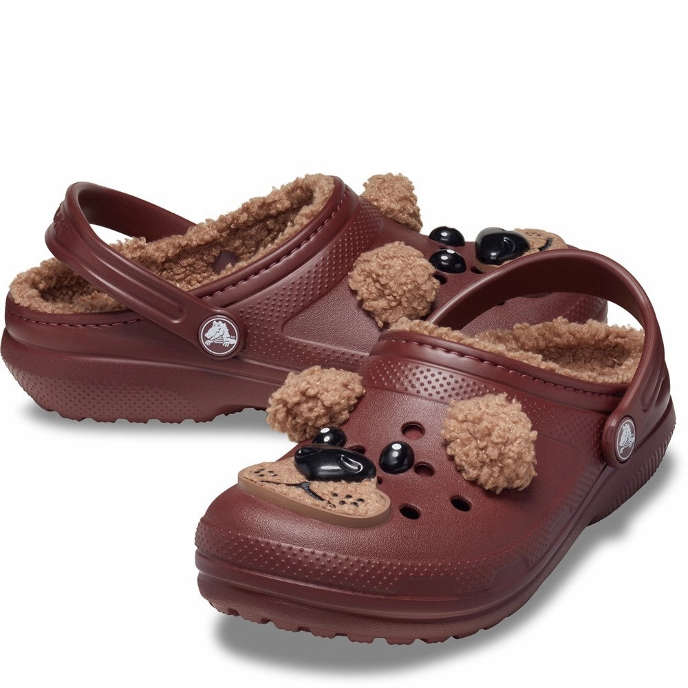 Crocs Kids Classic Lined Fun Lab Slipper Girls Sneakers Girls Running Shoes