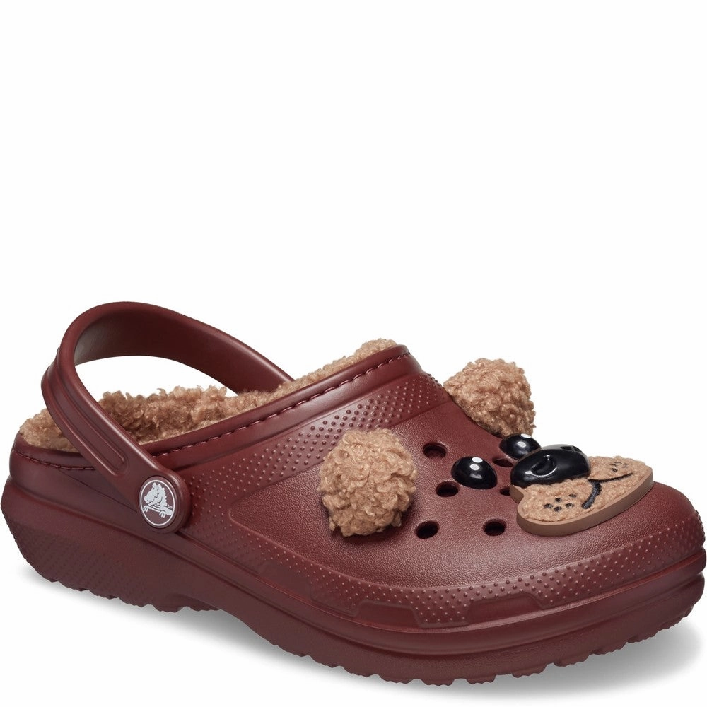 Crocs Kids Classic Lined Fun Lab Slipper Kids Tennis Shoes,Toddler Athletic Shoes,Youth Casual Shoes