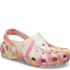 Crocs Kids Classic Marbled Clog Kids Athletic Shoes,Toddler Sports Shoes,Youth Casual Shoes