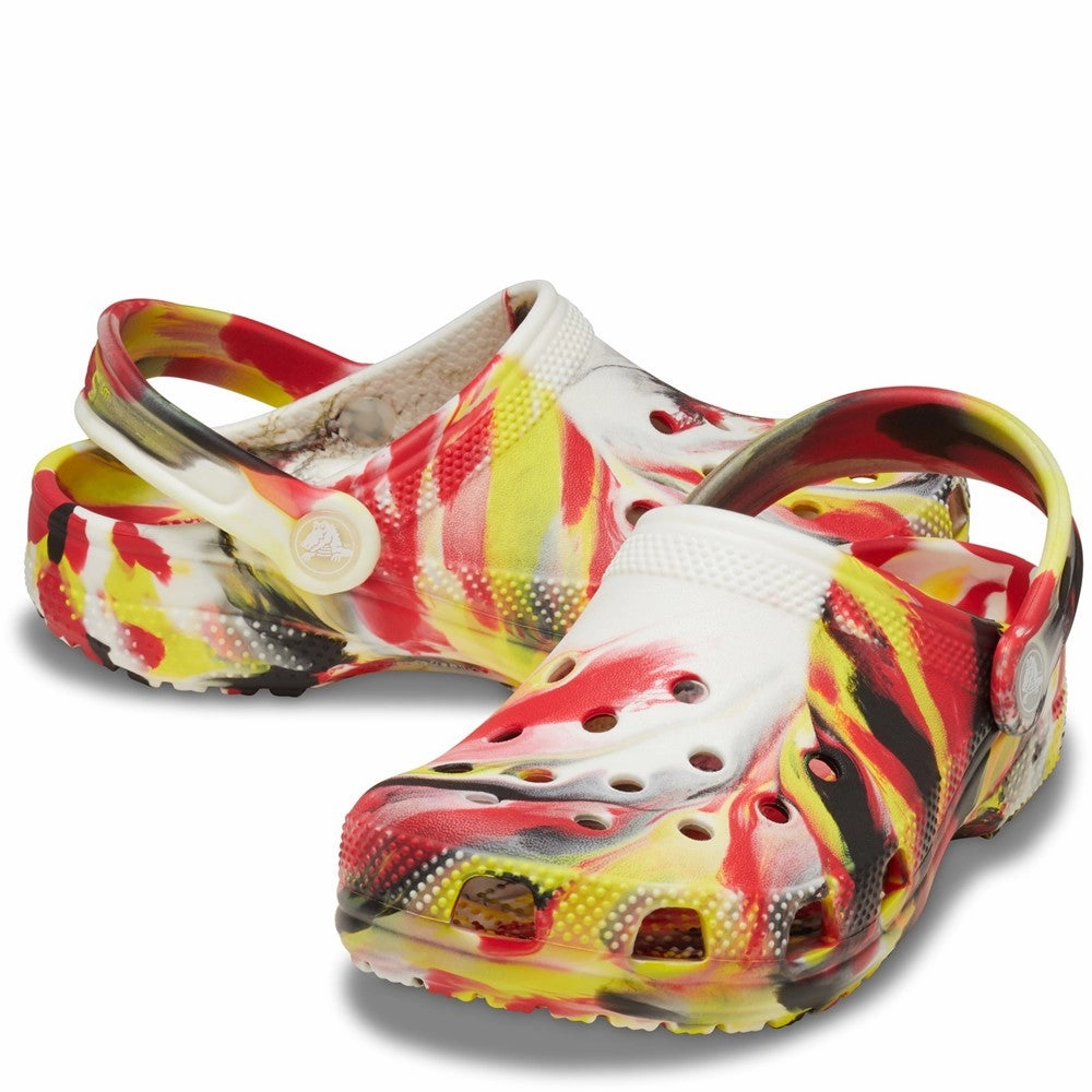 Crocs Kids Classic Marbled Clog Girls Sneakers Girls Running Shoes