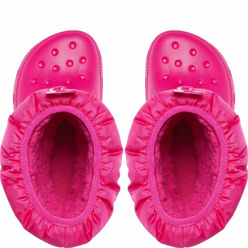 Crocs Kids Classic Neo Puff Boot Girls Sneakers Girls Running Shoes