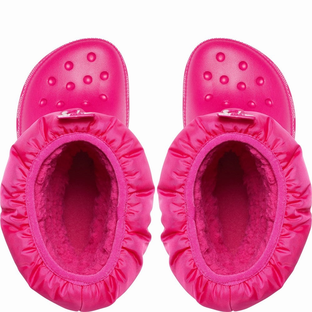 Crocs Kids Classic Neo Puff Boot Girls Sneakers Girls Running Shoes