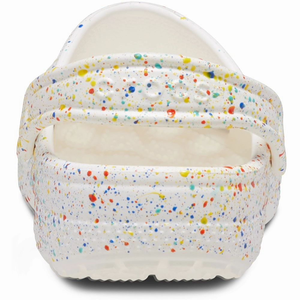 Crocs Kids Classic Splatter Paint Clog Girls Sneakers Girls Running Shoes