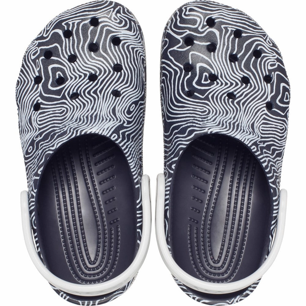 Crocs Kids Classic Topographic Clog Girls Sneakers Girls Running Shoes