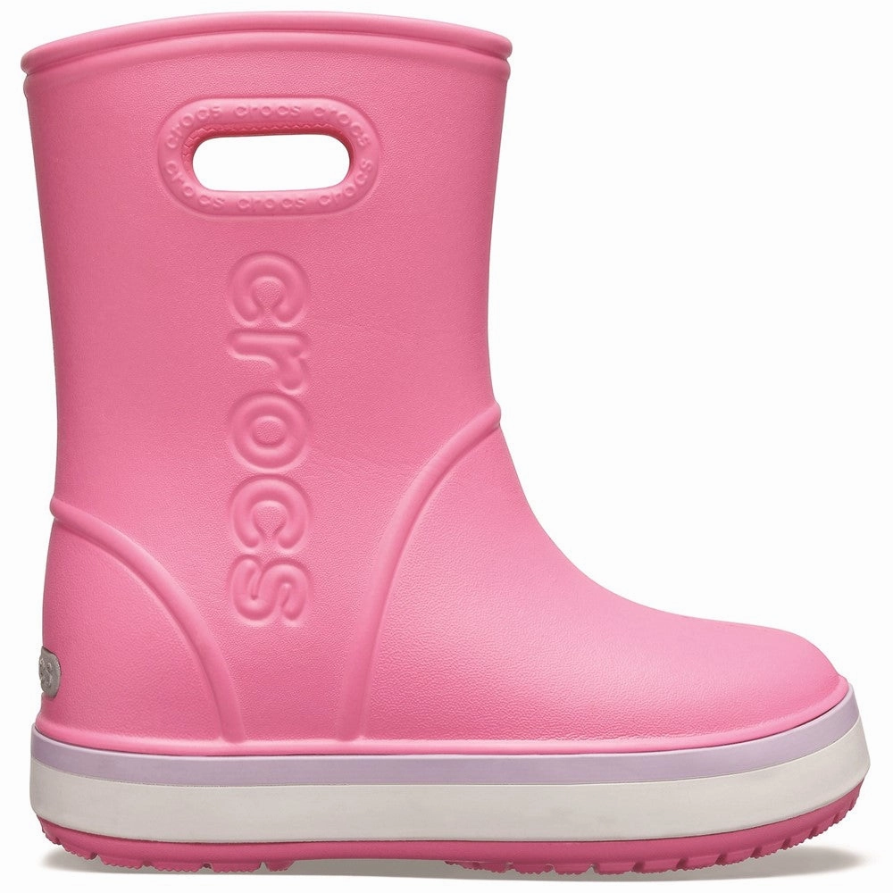 Crocs Kids Crocband Rainboot Pull On Wellington Girls Sneakers Girls Running Shoes