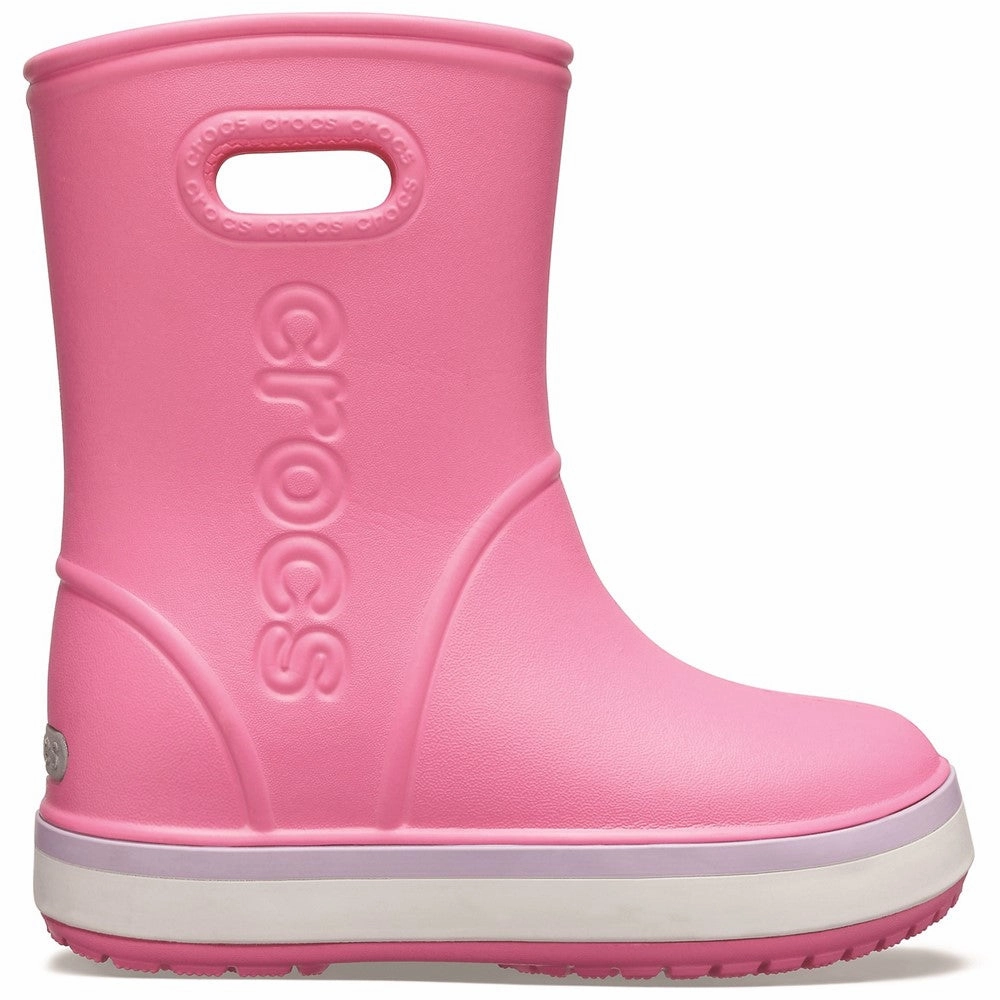 Crocs Kids Crocband Rainboot Pull On Wellington Girls Sneakers Girls Running Shoes
