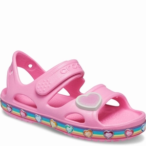 Crocs Kids Crocs Fun Lab Rainbow Sandal Kids Tennis Shoes,Toddler Athletic Shoes,Youth Casual Shoes