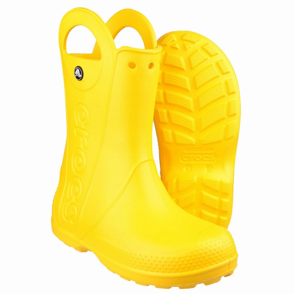 Crocs Kids Handle It Rain Boot Girls Sneakers Girls Running Shoes