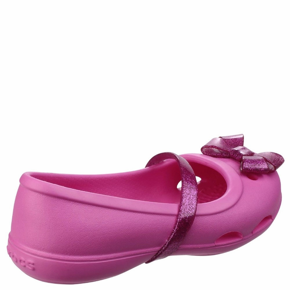 Crocs Kids Lina Flat Girls Sneakers Girls Running Shoes